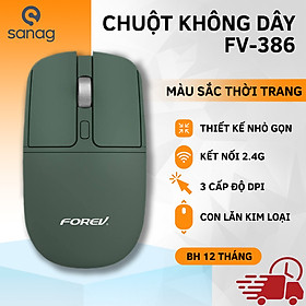 Mua Chuột không dây Sanag Forev Fv386 Bluetooth chống ồn siêu nhạy dùng cho máy tính  laptop  tivi - Hàng Chính Hãng