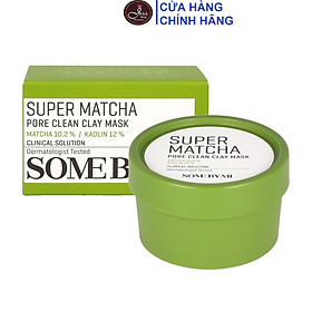 Mặt Nạ Đất Sét Some By Mi Super Matcha Pore Clean Clay Mask 100g
