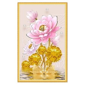 Tranh Hoa Sen Dán Tường 64