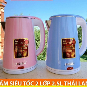 Ấm siêu tốc 2 lớp 2.5L Thái Lan S1975