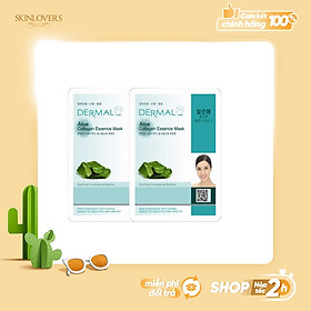 Set 2 Mặt nạ dưỡng da tinh chất lô hội Dermal