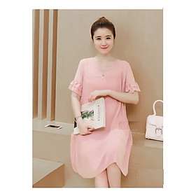 ĐẦM BẦU CHIFFON XẾP LY XINH XẮN DR968