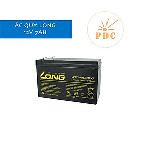 Ắc Quy LONG 12V-7AH, WP7-12 28W PDC-Tech - Hàng chính hãng