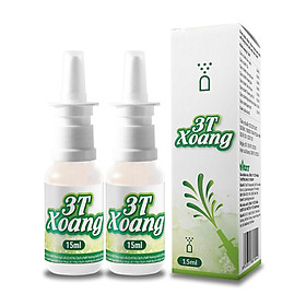 Combo 2 Xịt Mũi 3T Xoang hỗ trợ điều trị Viêm Xoang, Viêm Mũi Dị Ứng, Tắc Nghẹt Mũi, Sổ Mũi, Đau Nhức Đầu Do Xoang