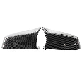 Side Rearview Wing Mirror Cover For  E60 F11  Replacement Gloss Black