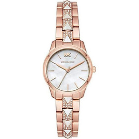 Michael Kors Women's Runway Mercer Quartz Watch with Stainless Steel Strap