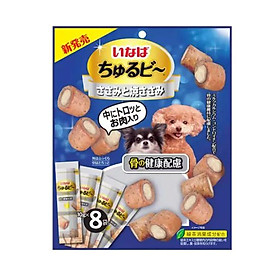 Thức ăn bổ sung cho chó CIAO - Churu Bee For Dog Grilled Chicken Fillet With Calcium (Thịt gà nướng & Calcium) 80g