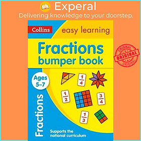 Sách - Fractions Bumper Book Ages 5-7 : Ideal for Home Learning by Collins Easy Learning (UK edition, paperback)