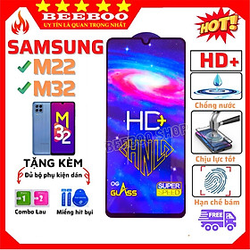 Mua Kính Cường Lực Dành Cho Điện Thoại Samsung M22/ M32 - Full màn hình và trong suốt - Độ cứng 99H