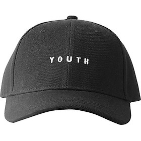 Nón kết chữ Youth NK439 (Màu Đen, Free Size)