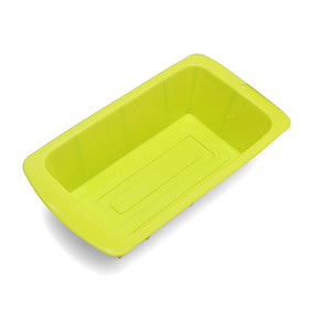 Khuôn Nướng Bánh Silicon Hình Chữ Nhật La Fonte YY20790 - Xanh Lá
