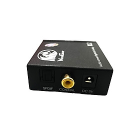 Bộ chuyển đổi âm thanh Optical to AV chính hãng Vinagear, Công Suất Lớn, Có Cổng Out L/R và 3.5mm 