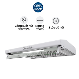 Mua Máy Hút Mùi Classic Malloca H107W - Công Suất Hút 350 m3/h - Ngang 70cm - Hàng Chính Hãng