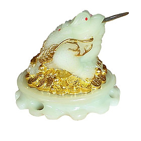 Mua Cóc ngậm tiền vàng đá cao 15cm