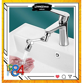 Mua Đầu nối vòi nước bằng nhựa thông minh xoay 1080 độ -lắp chậu rửa bát chén inox cao cấp với 2 chế độ nước