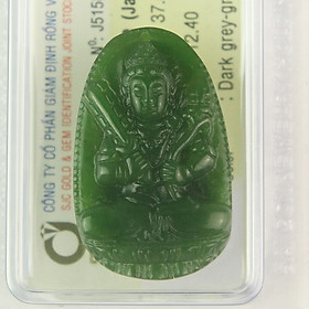 Mua Tượng Phật Ngọc Bích - Tượng Phật Phong Thủy - Đá Phong Thủy Ngọc Bích - Hư không tạng J51584