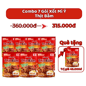 Combo 7 Gói Xốt Mì Ý Hương Vị Thịt Bằm - Nisshin Seifun Welna Shop