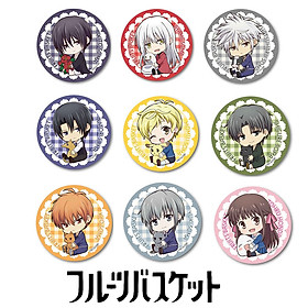 Combo 9 huy hiệu FRUITS BASKET anime chibi dễ thương xinh xắn