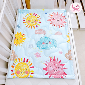 Nệm cho trẻ sơ sinh Katina House, 60x80cm lót chống thấm, vải tencel mềm mát mịn, thấm hút tốt