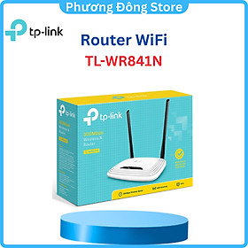 TP-Link TL-WR840N - Router Wifi Chuẩn N Tốc Độ 300Mbps - Hàng Chính Hãng
