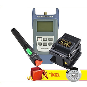 Mua Máy Đo Công Suất Quang Normal + Dao Cắt Quang FC-60S + Bút Soi Quang 30KM Tặng Lưỡi Dao Cắt Quang