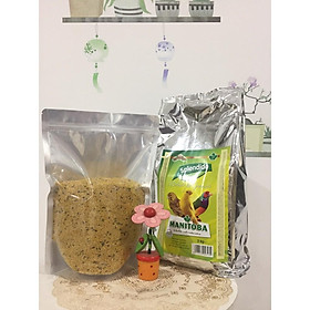 Cám trứng splendido Manitoba dành cho chim yến hót, finch, 7 màu gói 500g