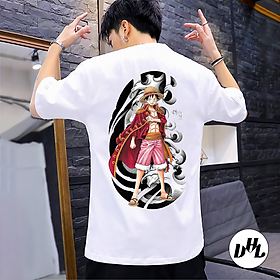 Áo thun trắng Anime, Manga Uchiha Tanjiro mặt quỷ 09, Unisex Nam Nữ có Size áo từ 25-95kg