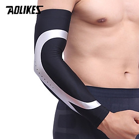 Ống tay chống nắng bảo vệ khuỷu tay thể thao AOLIKES A-7945 Sport protection elastic arm