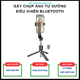 Mua Gậy chụp ảnh tự sướng 3 chân chụp hình có điều khiển bluetooth chụp hình từ xa hoco K20 - Hàng chính hãng