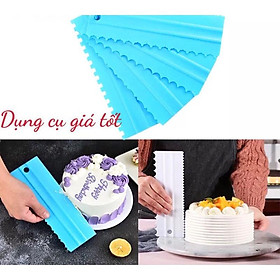 Mua Sét 4 dụng cụ chà láng bánh kem 23cm