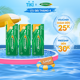 Combo 3 Hộp Viên Sủi Bổ Sung Vitamin BEROCCA Performance Hộp 10 Viên x3 Hỗ Trợ Tăng Cường Sức Đề Kháng