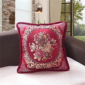 Mua Kho Sỉ Gối vuông tựa 50cmx50cm Tây Âu Hoàng Gia sang trọng