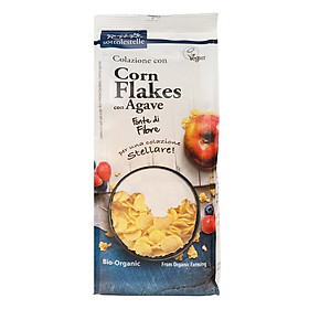Ngũ cốc hữu cơ bắp ngô siro cán dẹp Sottolestelle 300g Organic Corn Flakes Agave