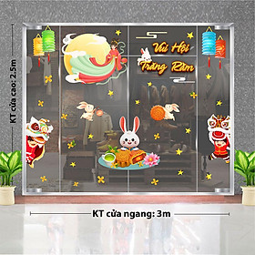 Mua DECAL TRANG TRÍ TRUNG THU 2023  COMBO SỐ 4