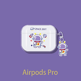 Ốp bảo vệ tai nghe Ôp trong Space Boy dành cho case airpod 1/2/Pro/3  chống va đập