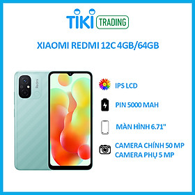 Điện Thoại Xiaomi MI Redmi 12C 4GB/64GB - Hàng Chính Hãng