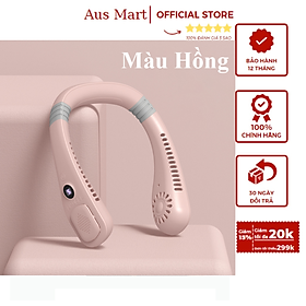 Mua Quạt Mini Đeo Cổ Siêu Mát Cho Mẹ Và Bé Không Cánh Tích Điện 5 Cấp Độ Màn Hình Đèn Led Quạt Điều Hòa Mini Thiết Kế Gọn Nhẹ Dung Lượng Pin Lớn Thích Hợp Khi Cho Bé Đi Chơi Dã Ngoại