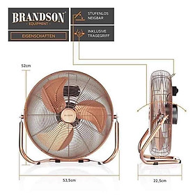 Mua Quạt Sàn Brandson Retro  Công Suất 120W  Đường Kính 45cm hàng Đức