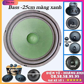 Mua LOA BASS FULL 25 Coil 36mm - 4 lớp - Màng xanh chuyên dùng  cho loa kéo  VÀ AMPLI NHỎ giá trên là 1 chiếc