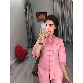 Đồ Lam Đi Chùa # La Hán Phối # Quần Áo Nữ # Đồ Bộ Nữ