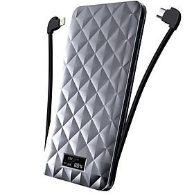 Pin Sạc Dự Phòng IWALK 10000 mAh Kèm Dây Type C Cho Điện Thoại iPhone/Samsung/Huawei/Hammer