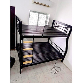 Giường sắt tầng hộp vuông sắt 4x8 nhiều kích thước và màu sắc