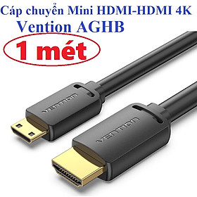 Mua   Mini HDMI ra HDMI    Cáp chuyển / Đầu chuyển Mini HDMI ra HDMI 4K  full HD Vention VAA-D02 AISB0 AGHB _ Hàng chính hãng