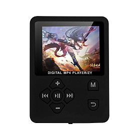 Fun MP4 Music Player 1.8inch TFT Screen Ultra-thin Voice Recorder Support Up to 32GB TF Memory Card