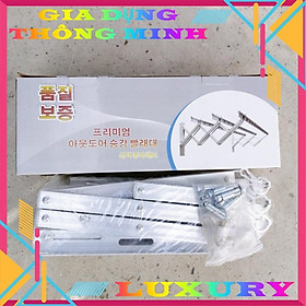 Mua Giàn phơi quần áo nhập khẩu từ Hàn Quốc tay dôi chịu lực cao  giúp tiết kiệm không gian và tạo thêm sự sang trọng