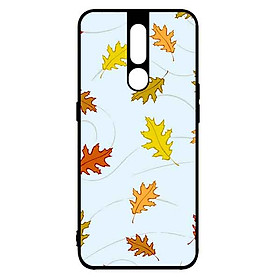 Ốp Lưng in cho Oppo F11 Pro Mẫu Lá Mùa Thu - Hàng Chính Hãng