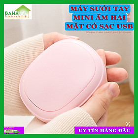 MÁY SƯỞI TAY MINI ẤM HAI MẶT CÓ SẠC USB 