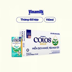 Sữa bột pha sẵn Vinamilk ColosGold - Thùng 48 hộp 110ml