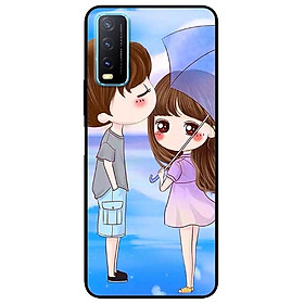 Ốp lưng dành cho Vivo Y20 - Y20s - Y12s mẫu Cặp Đôi Xanh