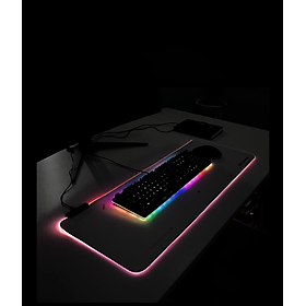 Mua Miếng lót chuột LED RGB pad chuột gaming chơi game deskpad cỡ lớn viền sáng led chống trượt nhiều chế độ siêu đẹp – Hàng chính hãng